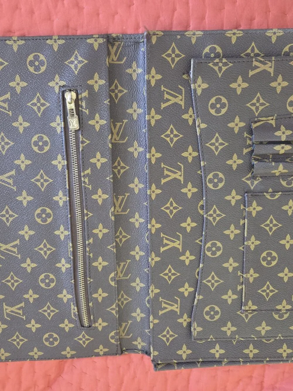 Vintage Louis Vuitton Monogram Canvas Binder - Picture 7 of 8